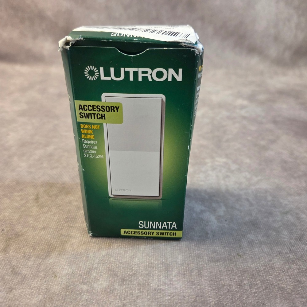 Lutron Sunnata Accessory Switch ST-AS Black for Multi-Location Switching